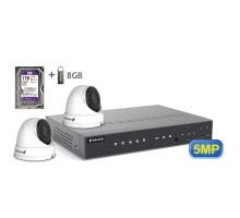 5MP АHD комплект для видеонаблюдения BALTER KIT 5MP 2Dome