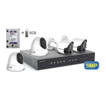 5MP АHD комплект для видеонаблюдения BALTER KIT 5MP 2Dome 2Bullet