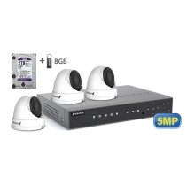 5MP АHD комплект для видеонаблюдения BALTER KIT 5MP 3Dome