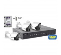 5MP АHD комплект для видеонаблюдения BALTER KIT 5MP 3Bullet