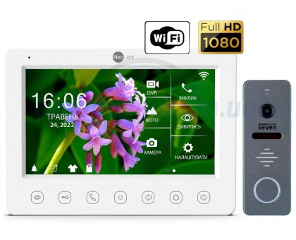 Комплект видеодомофона с Wi-Fi NeoLight Kappa+HD WF