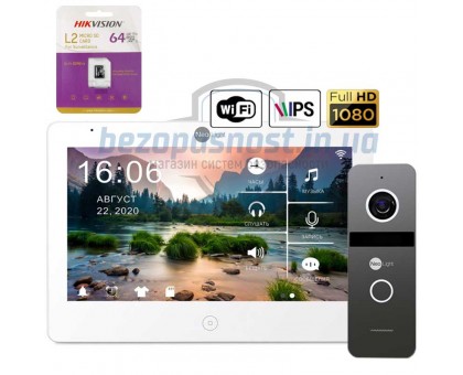 Комплект видеодомофона Neolight Mezzo HD WF и Neolight Solo FHD (Graphite/Silver)