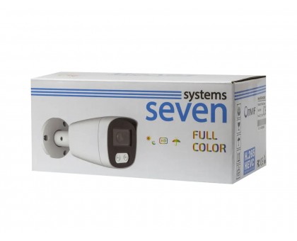 2 Мп Full Color IP-видеокамера уличная SEVEN IP-7222PA-FC (3,6)