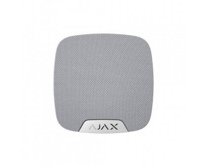 Комплект сигнализации Ajax StarterKit белый + комнатная сирена HomeSiren белая