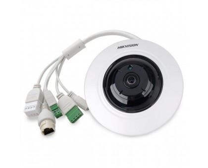 5Мп Fisheye IP видеокамера с функциями IVS и детектором лиц Hikvision DS-2CD2955FWD-IS (1.05 ММ)