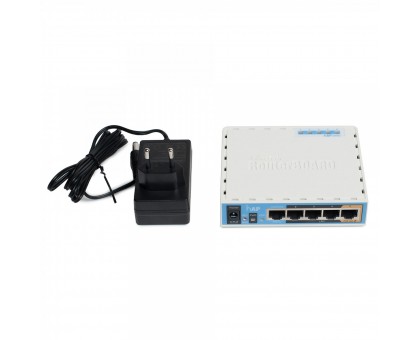 2.4GHz Wi-Fi точка доступа с 5-портами Ethernet для домашнего использования MikroTik hAP (RB951Ui-2nD)