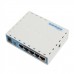 2.4GHz Wi-Fi точка доступа с 5-портами Ethernet для домашнего использования MikroTik hAP (RB951Ui-2nD)